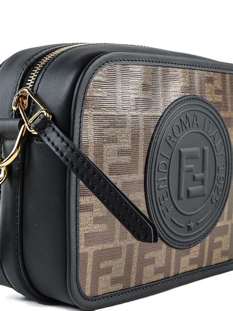 fendi logo camera bag|Fendi tapestry bag.